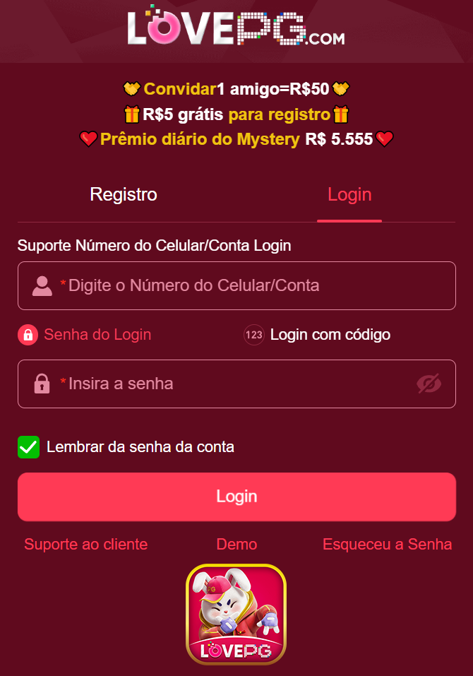 Login seguro na lovepg.com